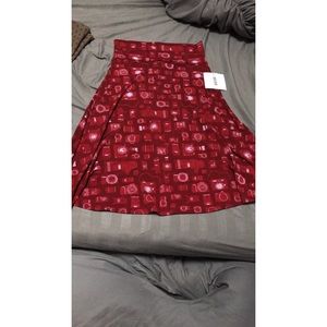 NWT camera Lularoe Azure Skirt size small!